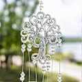 Pikkukuva 4 / 5: Kristalli Sateenkaari Aurinkoloukku, Metallinen Elämänpuu Riipus, Riippuva Lasipallo Prisma 50cm)