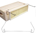 Miniatyrbillede 3 af 5: Bikuberammeholder Rustfrit Stål Bikuberammeholder Ramme Grip Skovl Bikeramme Sidemontering Biavlsredskaber