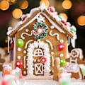 Miniatyrbilde 1 av 3: Pepperkakehussett, 10 stk. 3D-kjeksformer i rustfritt stål for jul og nyttår