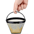 Miniatyrbillede 3 af 3: 2023 - 2 stk. Genanvendeligt kaffefilter permanent filter med rustfrit stål (ShiKai)