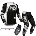 Miniatyrbillede 3 af 5: 2022 Dirt MoFox MTB Jersey Bukser Gear Sæt MX Combo Motorcykel Outfit Motocross Racing Enduro Suit Mænd Off-road Moto Handsker sæt Blue SJersey 30 pants