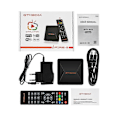 Miniatyrbilde 1 av 5: 1 stk. GTmedia Smart TV-boks 2021 IFIRE 2 Full HD 1080P, H.265 HEVC 10Bit/CPU 70MHz Dual/BT Fjernkontroll/ Internett M3U Set Top Box