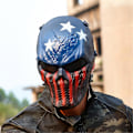 Miniatyrbillede 2 af 5: Halloween Chief Skull Mask Cs Udstyr Taktiske masker Ridning Full Face Army Udendørs kamp Festpynt Julegave F