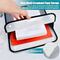Miniatyrbillede 3 af 5: 5-pakke Scrapbog Papir Opbevaringsorganisator, Udvidende Papir til 12 x 12 Ark, Scrapbog Papir Opbevaring