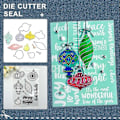 Pikkukuva 1 / 5: Riipuskuvio Leikkausmuotit Leima DIY Scrapbooking Paperikortti Sapluuna Sisustus Mengxi