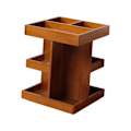 Miniatyrbillede 5 af 5: Roterende Kosmetik Opbevaringsboks Soveværelse Kollegium Hjem Skrivebord 360° Organizer