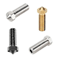 Miniatyrbillede 3 af 5: 15 stk. Dysesæt til Anycubic Vyper, 3D-printerdele Hærdet stål/Rustfrit stål/Messing 0,4 mm N