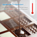 Miniatyrbillede 2 af 5: 3 stk. silikone chokoladeform, 12 huller, let at frigøre chokoladechips