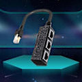 Miniatyrbilde 4 av 5: Cat8 Ethernet Splitter 40Gbps Høy Hastighet 2000Mhz RJ45 1 Hann til 3 Hunn LAN Adapter Kabel for Cat5 Cat5e Cat6 Cat7