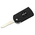 Miniatyrbillede 3 af 5: Flip Nøgleskal Passer Til Mazda 3 5 6 Fjernbetjening Nøgleetui Udskiftning 2 Knapper Fob