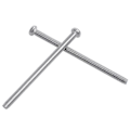 Pikkukuva 3 / 5: M2.5 x 40mm 304 Ruostumaton Teräs Phillips Pyöreäpäiset Ruuvit Pultti 60kpl