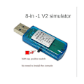 Miniatyrbilde 4 av 5: 8 i 1 USB Flysimulator Datamaskin Flysimulator For Xtr5 Fms G4 Fpv Fly Helikopter Kontr