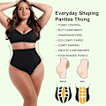 Miniatyrbillede 4 af 5: Højtaljet mavekontroltrusser Kvinder String-trusseformer Slankende Undertøj Butt Lifter Maveformende Cincher Brief Body Shaper Beige M