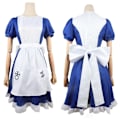 Pikkukuva 1 / 5: Alice Madness Returns Cosplay-asu Prinsessa Maid Mekko Halloween Naisten Mekot Tyttöjen Juhlat Anime Peli Lolita Esiliina Vaatteet S