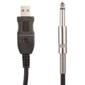 Miniatyrbillede 4 af 4: Guitar til PC USB Optagekabel Adapter Konverter Tilslutningsinterface 6,5 mm