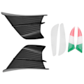 Pikkukuva 3 / 5: Moottoripyörän Winglet Aerodynaaminen Siipisarja Spoiler Moottoripyörän Tuulenvirtaus Kiinnityssiipi S1000RR V4 -10R
