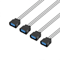 Miniatyrbillede 3 af 5: 4 stk. Tændspole Ledningsnet Stik Passer til Accord Pilot -V