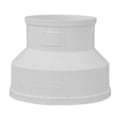 Miniatyrbillede 1 af 5: Kanalreduktion Luftkanaladapter PVC Fitting Luftstrømsrør Forstørrer Adapter til Hotel Ventilationssystem Nem at Installere Utility