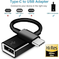 Miniatyrbilde 4 av 5: 2-pakning USB C til USB 2.0 Adapter Type-c Otg Kabel Type C Hann til USB A Hunn Adapter Kompatibel Med