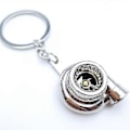 Miniatyrbillede 1 af 5: Bil Metal Nøglering Lyd Turbo Nøgle Glat Leje Spindende Model Turbine Turbo Ring Nøgle Turbo Formet-mxbc