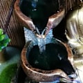 Miniatyrbilde 5 av 5: Buddha Bordfontene for Hjemmekontor Dekor LED Lys