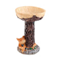 Miniatyrbillede 1 af 5: Gotisk Træstub Form Ornament Juleplæne Udendørs Dekorationer Udendørs Julepynt Dejlig Statue