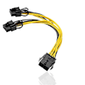 Miniatyrbillede 2 af 5: 5-pak CPU 8-ben til 2X 8-ben (6+2) strømkabel til miner, dobbelt PCI-E PCIE 8-ben strømforsyningssplitterkabel