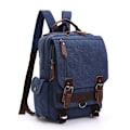 Miniatyrbild 4 av 5: ny liten canvas ryggsäck män Reseryggsäck Multifunktionell axelväska för kvinnor Laptop ryggsäck Skolväskor Dam Daypack coffee 1