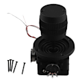 Miniatyrbild 3 av 4: 3-axlig joystickpotentiometer -D300B-R2 5K 3D Säkerhet Yuntai Kontroll Bollmaskin Tangentbord Monitor Joystick Svart