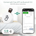 Miniatyrbild 2 av 5: Bluetooth termometer hygrometer, trådlös termohygrometer mini, med smart sensor-app, datalogger och exportdata för sovrum, babyrum, vinkällare
