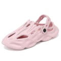 Miniatyrbilde 1 av 4: Sommer Herre Tøfler Komfortabel plattform utendørs sandaler 2023 Strandtøfler Flip Flops Herre Innendørs Hjem Slides Baderomssko Pink 43