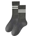 Miniatyrbillede 1 af 4: 4 Par Trampolinsokker, Skridsikre Yoga Pilates Sokker, Anti-skrid Sokker med Striber til Ballet/Pilates/Hospital/Hjem/Fitness/Yoga