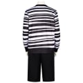 Pikkukuva 4 / 5: Cosdaddy Wednesday Pugsley Cosplay Addams -asu aikuisten miesten paita housupuvut Halloween-karnevaalijuhlapuku L