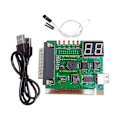 Miniatyrbillede 1 af 5: 2-cifret Bit PC Computer Bundkort Diagnostisk Kort USB PCI LCD Fejlkodedisplay Tester Analyzer P