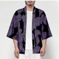 Miniatyrbild 1 av 5: Bästa Discountanime Cosplay Costume Demon Slayer Kimetsu No Yaiba Haori Kimono Agatsuma Zenitsu Kochou Shinobu Summer Coat Shirt Anime Clothes K 110