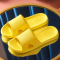 Miniatyrbild 1 av 5: Hem Tofflor Sommar Kvinnor Män Tjock plattform Halkfri Tysta sandaler Mode Mjuksulor Par Flip-flops Dam utomhusskor Yellow-B 36-37(23-23.5cm)