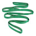 Miniatyrbild 3 av 5: Icke-elastisk stretchrem Slitstark Multipel Loop Design Fysioterapi Stretchrem Yogarem för Män Kvinnor-Yvan black
