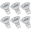 Pikkukuva 1 / 4: 6-pakkaus GU10 Halogeeni Lamput 50w 230v GU10 Halogeeni Spottilamput Lämmin Valkoinen Kattovalaisimille Himmennettävä