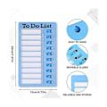 Miniatyrbilde 3 av 5: 4 stk. To Do List Tavle Tørrslettbar Memo List Tavle Oppgaveoversikt Rv List Tavle Med 10 Tørrslettbare Papirark