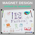 Miniatyrbillede 3 af 5: Whiteboard Tusser Whiteboard Markører: 12 Magnetiske Whiteboard Tusser og Viskelæder Sæt, Fin Spids Whiteboard Tusser Farve Whiteboard Markører...