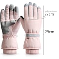 Pikkukuva 2 / 5: Lumihanskat Vedenpitävät Talvi Ski Gloves Lämpimät neutraalit käsineet Sakura Powder (Snowflake) SK22
