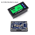 Miniatyrbillede 2 af 5: Batteri Monitor Hall Coulomb Meter DC 8-100V Lifepo4 Bly-syre Li-Ion Lithium Kapacitet Strøm Display
