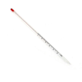 Miniatyrbild 5 av 5: Glas Celsius termometer 0 grader till 50/100 grader 200mm Laboratorieglas