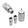 Miniatyrbillede 5 af 5: PL259 UHF Koaksial Konnektor Hanstik til RG8X RG59 RG8 Koaksialkabel