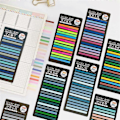 Miniatyrbillede 4 af 5: Transparent Rainbow Index Memo Pad It Klæbende Notesblokke Papir Klistermærker Noter Skoleartikler Kawaii St