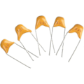 Miniatyrbillede 2 af 3: 450 stk. 50v 10pf-100nf Monolitisk Kondensator - Multi Monolitisk Keramisk Kondensator (gul)_s