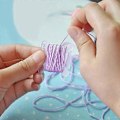 Miniatyrbilde 4 av 5: 100 stk Broderitrådholder Floss Craft Spole C