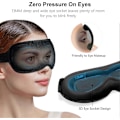 Miniatyrbillede 3 af 5: 3D Sovemaske til Sidesovere, 100% Lysblokering, Memory Foam Øjenmaske til Mænd og Kvinder, Rejse, Sort