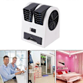 Miniatyrbild 4 av 4: Mini Luftkonditionering 3-I-1 Fläkt Luftfuktare Renare för Hem/Utomhus USB/Batteridriven Portabel Tyst Luftkylare