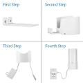 Miniatyrbillede 4 af 5: Vægmonteringserstatning til TP-Link Deco M4 WiFi Router Holder Sokkelbase